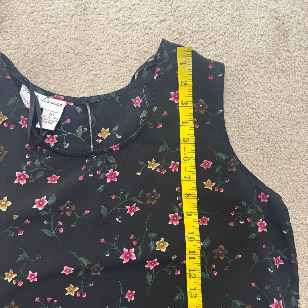 Betsy Lauren Floral Black Dress with Jacket - Picture 5 of 7
